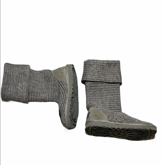 UGG Shoes - UGG’s Gray Sweater boots Size 5